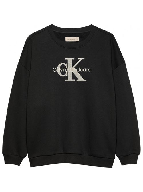 TEDDY MONOLOGO FLEECE CN CALVIN KLEIN JEANS | IG0IG02738J/BEH